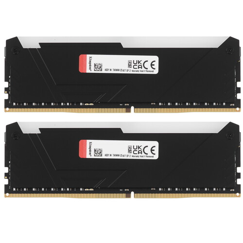 Купить Оперативная память Kingston FURY Beast Black RGB [KF426C16BB2AK2/32] 32 ГБ  5455273. Характеристики, отзывы и цены в Донецке