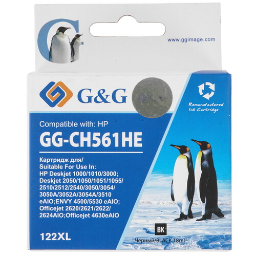 Купить Картридж G&G GG-CH561HE 122 черный  9020587. Характеристики, отзывы и цены в Донецке
