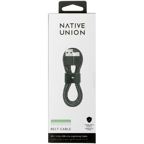 Купить Кабель круглый Native Union Lightning 8-pin MFI - USB 2.0 Type-A черный 1.2 м  5466054. Характеристики, отзывы и цены в Донецке