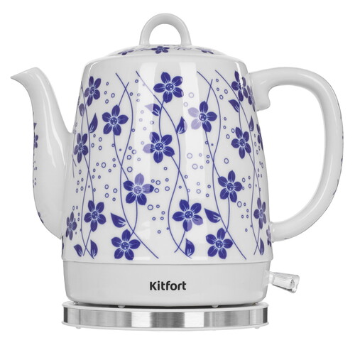 Купить Электрочайник Kitfort KT-6788 белый  9212792. Характеристики, отзывы и цены в Донецке