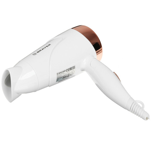 Купить Фен Brayer BR3026 белый/золотистый  9032624. Характеристики, отзывы и цены в Донецке