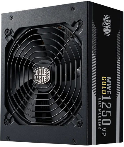 Купить Блок питания CoolerMaster MWE Gold 1250 V2 [MPE-C501-AFCAG-3EEU] черный  5637844. Характеристики, отзывы и цены в Донецке
