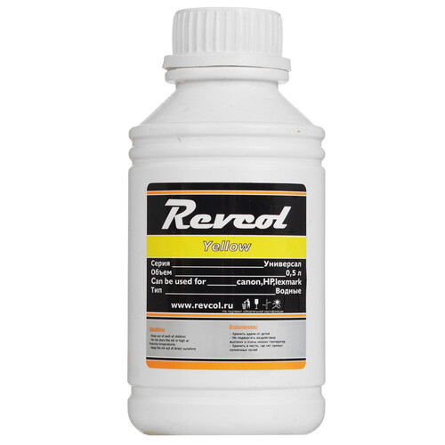 Купить Чернила водорастворимые Revcol R-HCL-0.5-YD желтый  9156507. Характеристики, отзывы и цены в Донецке
