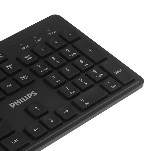 Купить Клавиатура+мышь  проводная  Philips SPT6264 черный  9251636. Характеристики, отзывы и цены в Донецке