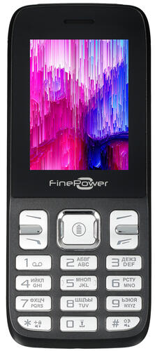 Купить Сотовый телефон FinePower SR245 черный  5064200. Характеристики, отзывы и цены в Донецке