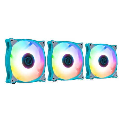 Купить Комплект вентиляторов Iceberg Thermal IceGALE ARGB 120mm [IceGALEARGB120mmTEAL3P] белый  5365666. Характеристики, отзывы и цены в Донецке