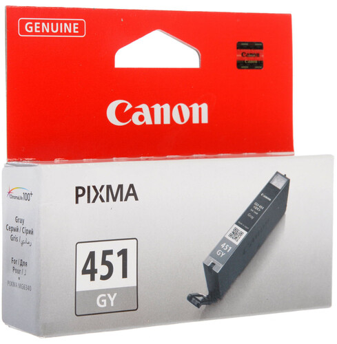 Купить Картридж Canon CLI-451GY серый  0185918. Характеристики, отзывы и цены в Донецке