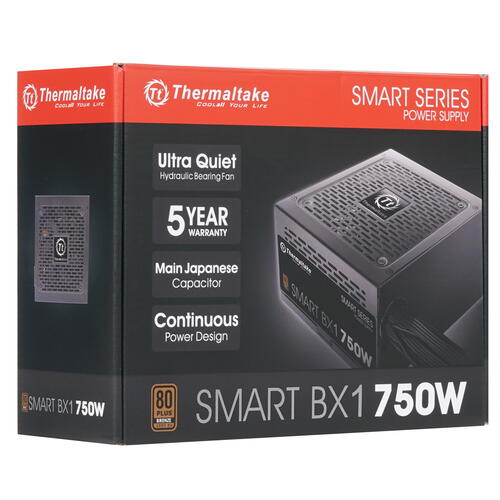 Купить Блок питания Thermaltake Smart BX1 750W  1341215. Характеристики, отзывы и цены в Донецке