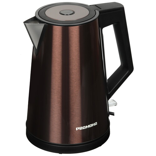 Купить Электрочайник РЕДМОНД KM244 коричневый  9168433. Характеристики, отзывы и цены в Донецке