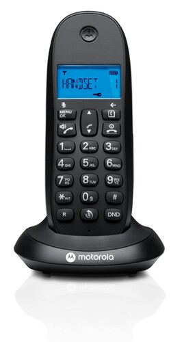 Купить Телефон беспроводной (DECT) Motorola C1002CB+  5465458. Характеристики, отзывы и цены в Донецке