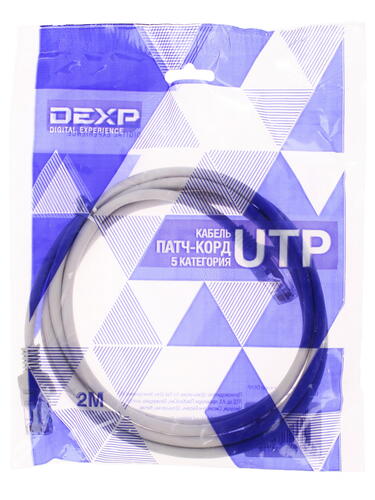 Купить Патч-корд DEXP HtsPcUSt5E020  1043640. Характеристики, отзывы и цены в Донецке