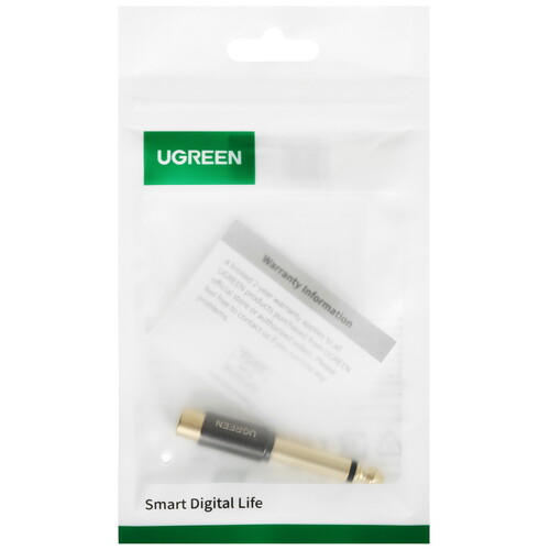 Купить Адаптер   Ugreen jack 6.3 мм - RCA золотистый  9154977. Характеристики, отзывы и цены в Донецке