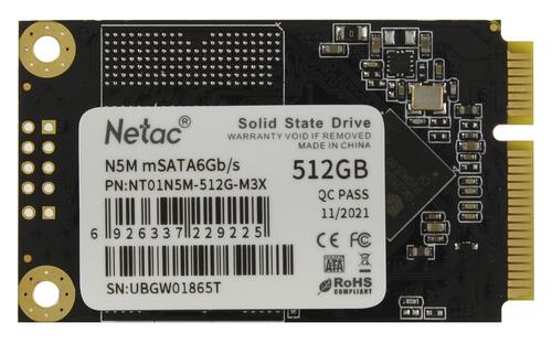 Купить 512 ГБ MSATA накопитель Netac N5M [NT01N5M-512G-M3X]  5363159. Характеристики, отзывы и цены в Донецке