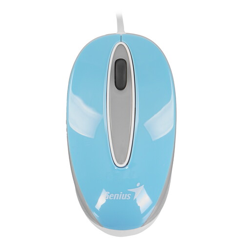 Купить Мышь проводная Genius DX-Mini [31010025402] голубой  9140243. Характеристики, отзывы и цены в Донецке