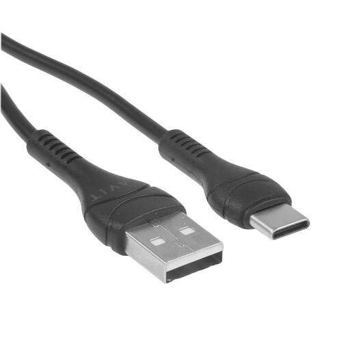 Купить Кабель круглый HAVIT USB Type-C - USB 2.0 Type-A черный 1 м  9228915. Характеристики, отзывы и цены в Донецке