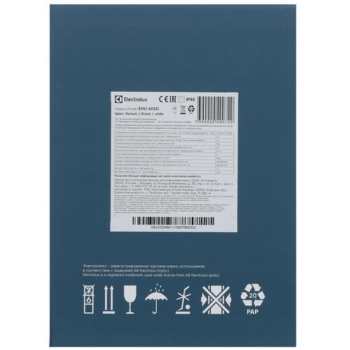 Купить Увлажнитель воздуха Electrolux EHU-6115D  9007605. Характеристики, отзывы и цены в Донецке