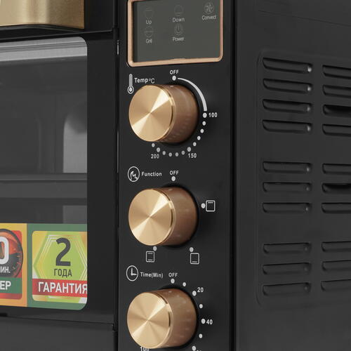 Купить Мини-печь Kraft KF-MO 3506 KGLB черный  8108439. Характеристики, отзывы и цены в Донецке