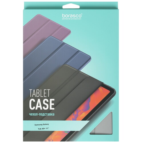 Купить Чехол-книжка BoraSCO для Samsung Galaxy Tab A9+ серый  5601858. Характеристики, отзывы и цены в Донецке