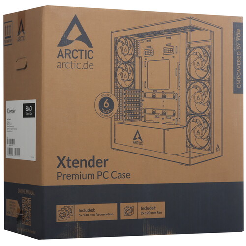 Купить Корпус Arctic Xtender Black  9292487. Характеристики, отзывы и цены в Донецке