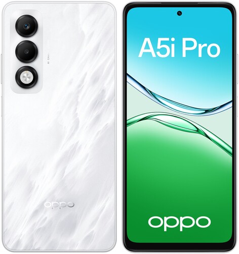 Купить 6.67" Смартфон OPPO A5i Pro 128 ГБ белый  5632174. Характеристики, отзывы и цены в Донецке