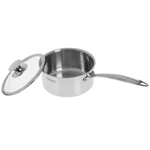 Купить Ковш Vensal LeChef VS1531 2.2 л серебристый  4865450. Характеристики, отзывы и цены в Донецке