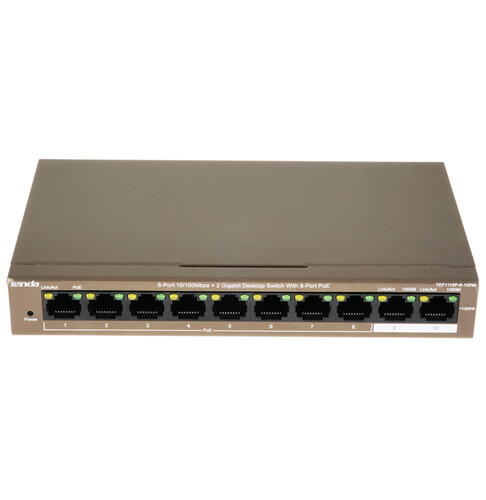 Купить Коммутатор Tenda TEF1110P-8-102W  4856780. Характеристики, отзывы и цены в Донецке