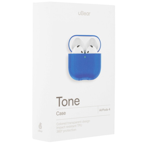 Купить Чехол Ubear для Apple AirPods 4, Apple AirPods 4 Pro, синий  5617336. Характеристики, отзывы и цены в Донецке