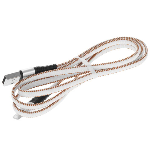 Купить Кабель плоский REXANT Lightning 8-pin - USB 2.0 Type-A белый 1 м  5479538. Характеристики, отзывы и цены в Донецке