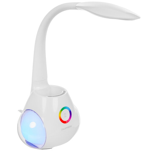 Купить Настольный светильник DASWERK 238328 белый  9171566. Характеристики, отзывы и цены в Донецке