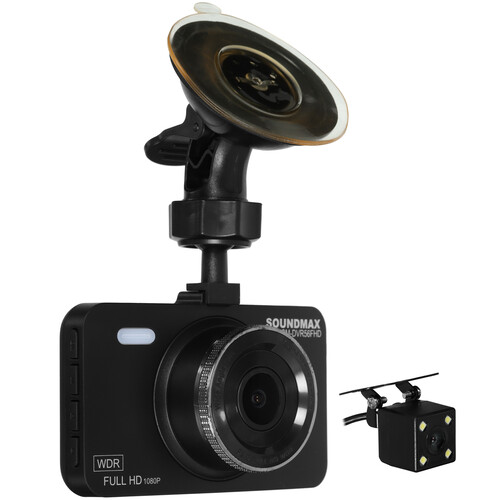 Купить Видеорегистратор Soundmax SM-DVR56FHD + камера заднего вида  9161482. Характеристики, отзывы и цены в Донецке