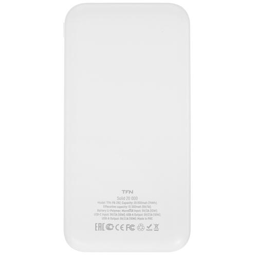 Купить Портативный аккумулятор TFN Solid 20 белый  5000401. Характеристики, отзывы и цены в Донецке