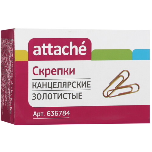 Купить Скрепки Attache 636784  9138110. Характеристики, отзывы и цены в Донецке