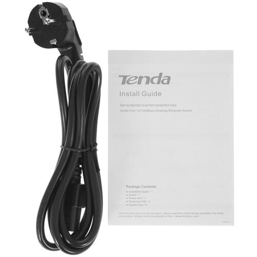 Купить Коммутатор Tenda TEF1016D  4858223. Характеристики, отзывы и цены в Донецке