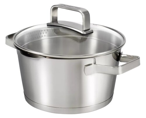 Купить Кастрюля Polaris Loretto-24С 5.3 л 24 см серебристый  9139974. Характеристики, отзывы и цены в Донецке