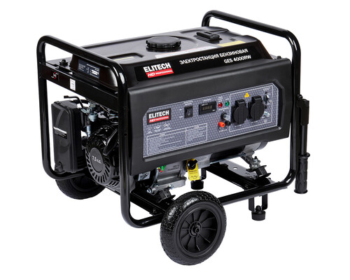 Купить Электрогенератор   бензиновый Elitech HD GES 4000RW  9145113. Характеристики, отзывы и цены в Донецке