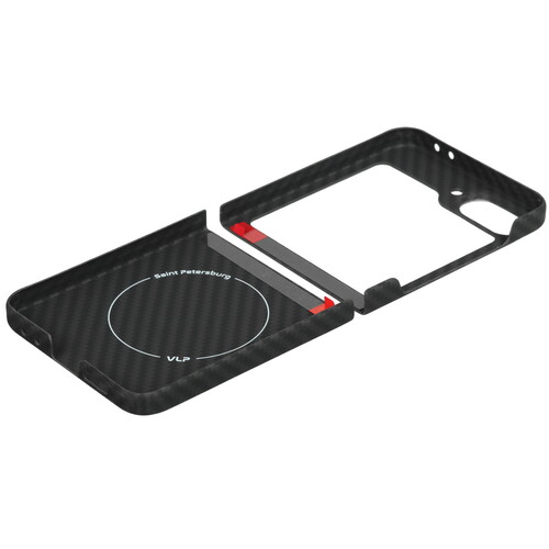 Купить Накладка  VLP Kevlar Case MagSafe для Samsung Galaxy Z Flip6 черный  5472316. Характеристики, отзывы и цены в Донецке