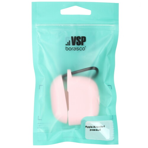 Купить Чехол Borasco для Apple AirPods 4, Apple AirPods 4 ANC, розовый  5606693. Характеристики, отзывы и цены в Донецке