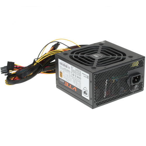 Купить Блок питания Cougar VTE400 [CGR BS-400] черный  1280123. Характеристики, отзывы и цены в Донецке