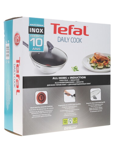 Купить Вок-сковорода Tefal Daily Cook G7309955  1230615. Характеристики, отзывы и цены в Донецке