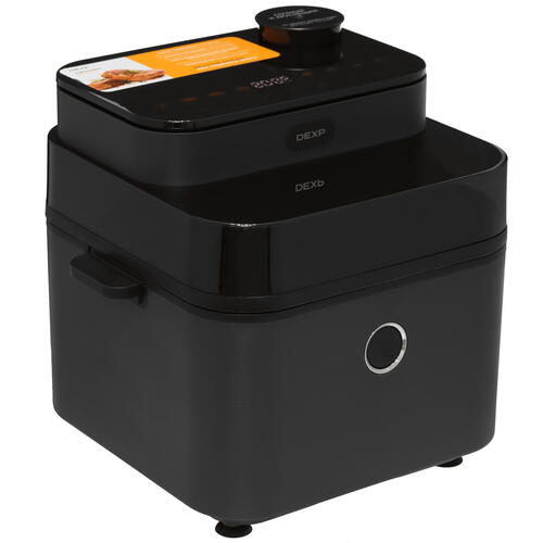 Купить Аэрогриль DEXP JuicyCook AGR-1657 черный  9041775. Характеристики, отзывы и цены в Донецке