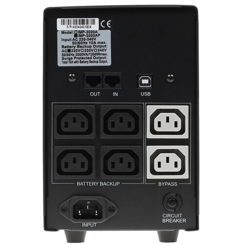 Купить ИБП Powercom IMPERIAL IMP-2000AP  6717079. Характеристики, отзывы и цены в Донецке