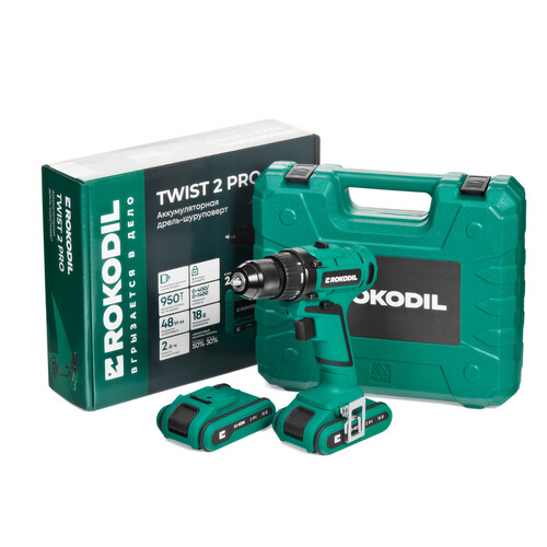 Купить Дрель-шуруповерт Rokodil Twist 2 Pro Impact  9139572. Характеристики, отзывы и цены в Донецке