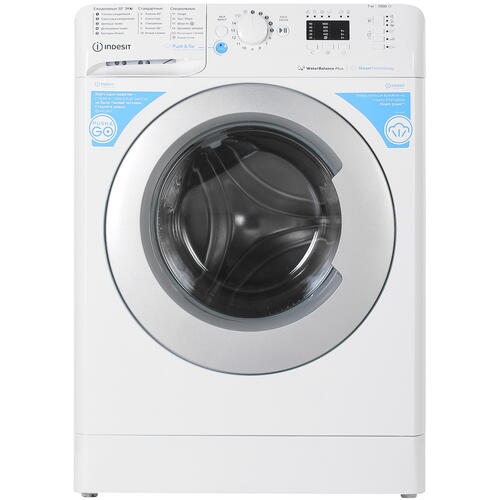 Купить Стиральная машина Indesit BWSA 71052X WSV RU белый  5351857. Характеристики, отзывы и цены в Донецке