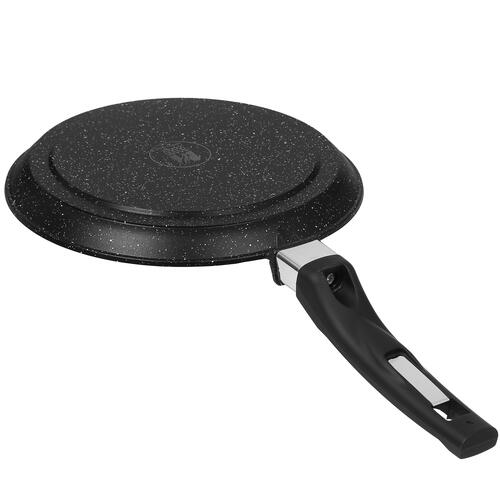 Купить Сковорода-блинница Мечта Гранит black Induction Pro 12802И, 22 см черный  5411300. Характеристики, отзывы и цены в Донецке