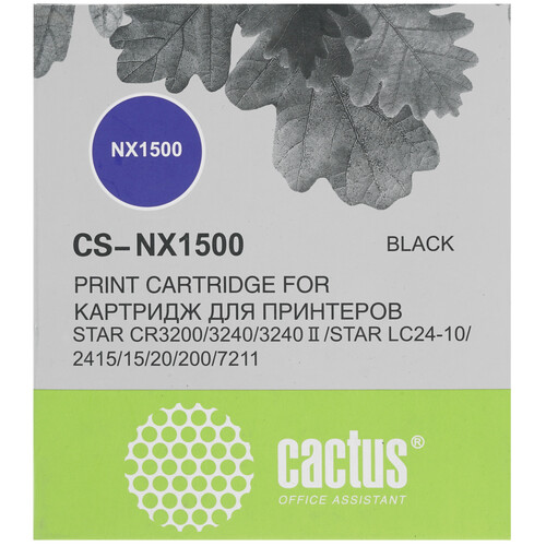Купить Лента Cactus CS-NX1500 черный  7936767. Характеристики, отзывы и цены в Донецке