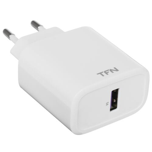Купить Сетевое зарядное устройство TFN RAPID+ 5A QC/SCP белый  4801957. Характеристики, отзывы и цены в Донецке