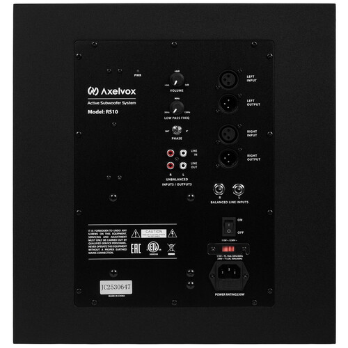 Купить Активный сабвуфер Axelvox RS10  9315872. Характеристики, отзывы и цены в Донецке