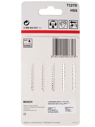 Купить Пилка для лобзика Bosch 2608631017  1064068. Характеристики, отзывы и цены в Донецке