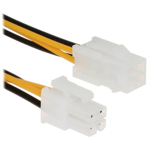 Купить Кабель для блока питания Aceline ATX 4pin(M) - ATX 4pin(F)  9084700. Характеристики, отзывы и цены в Донецке