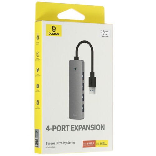 Купить USB-разветвитель Baseus UltraJoy Series  5619753. Характеристики, отзывы и цены в Донецке